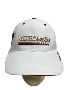 Florida State Seminoles Noles White Hat NCAA Hat Strapback Top Of The World - Picture 1 of 8
