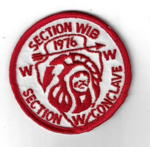 1976 OA Conclave Section W1B WWW RED Border [CLV-1494] - Picture 1 of 1