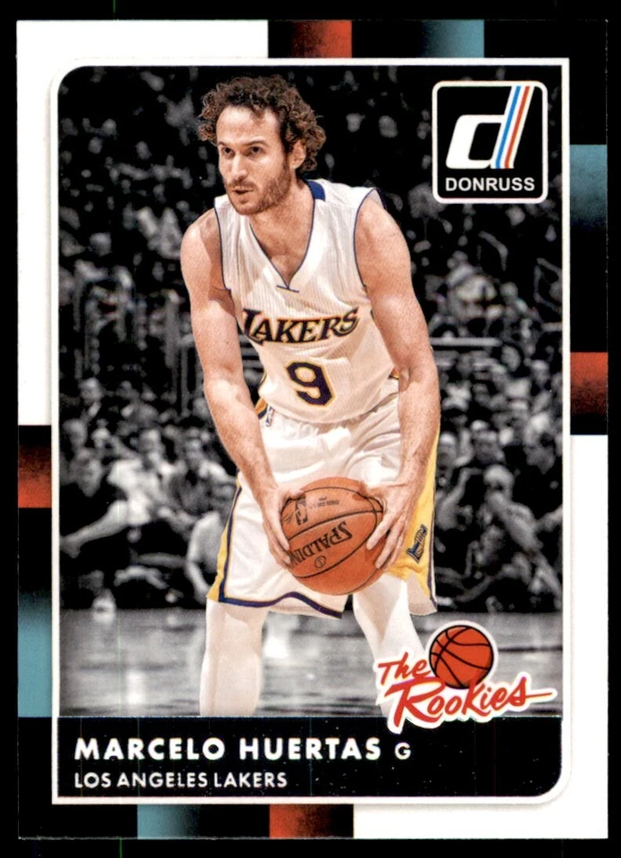 2015-16 Donruss The Rookies Marcelo Huertas Los Angeles Lakers #37 - Image 1 of 2