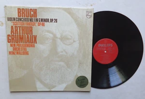 BRUCH - VIOLIN CONCERTO NO. 1 SCOTTISH FANTASY - GRUMIAUX - Picture 1 of 2