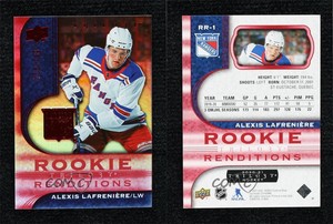 2020-21 Trilogy Renditions Red Foil /799 Alexis Lafreniere Lafrenière Rookie RC