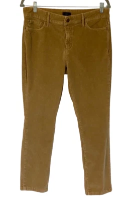 Calça legging feminina de veludo NYDJ 10P pequena perna reta elástica - Imagem 1 de 4