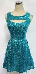 WINDSOR Turquoise Prom Dance Party Dress 5 - $90 NWT - Picture 1 of 2