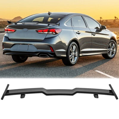 For Hyundai Sonata Glossy Black 57" Rear Trunk Spoiler Sport Racing Tail Wing - Image 1 of 4