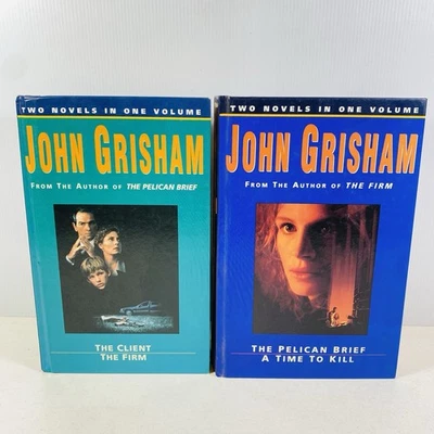 2 Lot (4 Stories) John Grisham-Client, Firm, Pelican Brief, A Time to Kill - image 1 of 4