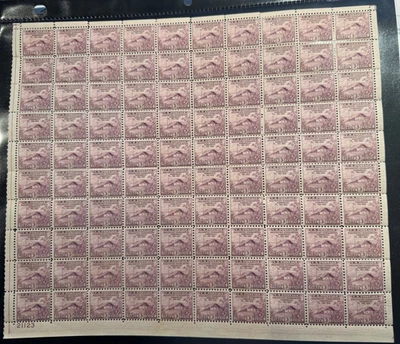 US, #727 PEACE OF 1787 ISSUE Complete sheet of 100 MNH - Image 1 of 4