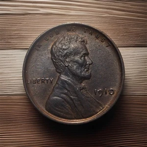 1910 Lincoln Wheat Penny, Unc Details, Old Cleaning - Picture 1 of 2