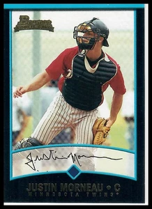 Bowman #361 Justin Morneau Gold Minnesota Twins 2001 radiocontrol novato - Imagen 1 de 2