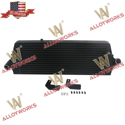 Black Front Mount Aluminum Intercooler Fit Ford Focus ST225 MK2 Gen3 2005-2010 - Image 1 of 4