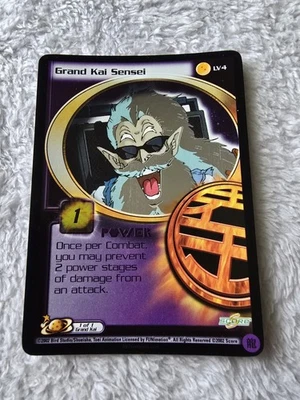 DBZ Dragon Ball Z FOIL Grand Kai Sensei LV4 CCG Limited World Games Saga MP - Image 1 of 4