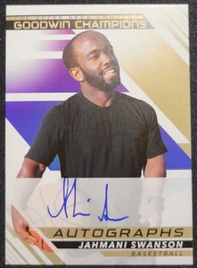 JAHMANI JOHNSON 2022 UPPER DECK GOODWIN CHAMPIONS AUTOGRAPH #A-SW BASKETBALL - Picture 1 of 2