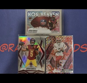 NFL Football Washington Commanders 25 Panini Jayden Daniels 3 Card Lot MINT - Bild 1 von 1