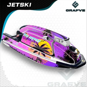 Kawasaki Jet ski 550 Sx 440 Js kit decals graphics Stickers Wrap 550sx Retro - Bild 1 von 2