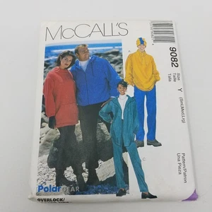 McCalls 9082 Jacket Pants Windbreaker Suit Polar Gear Sewing Pattern Sizes S M L - Picture 1 of 4