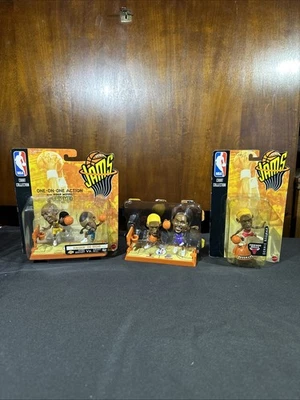 1998 Mattel NBA Jams. One On One Bryant, Hill, Rodman, Malone, Rodman. ﻿ - Imagem 1 de 4