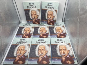WHO WAS ALBERT EINSTEIN? PAPERBACK  Set Of 8 Children’s Books Class Set - Picture 1 of 4