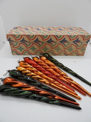 +ANTIK+ Weihnachten / Christbaumschmuck / Eiszapfen / Lauscha / uralt TOP - Bild 1 von 4