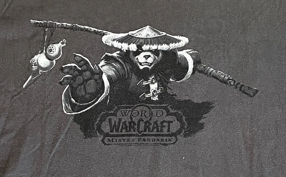 Camiseta World of Warcraft Mists of Pandaria Para Hombre De Colección XL Camiseta Blizzard Foto 1 de 3