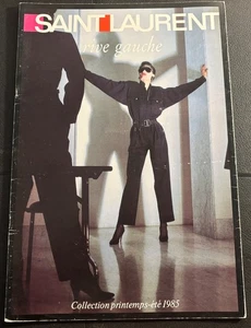 YSL Yves Saint Laurent  Catalog and Fashion Book Spring 1985 RIVE GAUCHE - Imagen 1 de 9