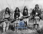 APACHE WARRIORS GERONIMO YANOZHA CHAPPO & FUN 1886 8X10 PHOTOGRAPH REPRINT
