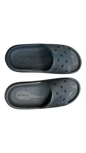 Crocs Unisex Schwarz Pantoletten Sandalen Kinder Größe 13 Mädchen Jungen Strand - Bild 1 von 4