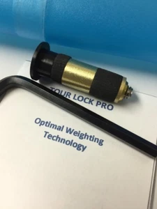 Contador de peso Tour Lock Pro 25 gramos (negro) para conductor/madera/cuña con manual - Imagen 1 de 1