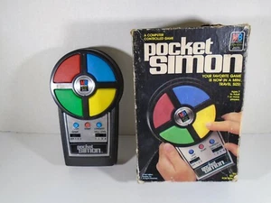 Milton Bradley 1980 - juego electrónico de bolsillo simon con caja (mira) - Imagen 1 de 11
