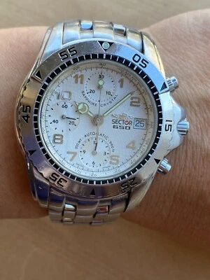 Reloj Sector 650 Cronógrafo Buzo 300M Automático Hombre 40mm Suizo 2623965165 Foto 1 de 4
