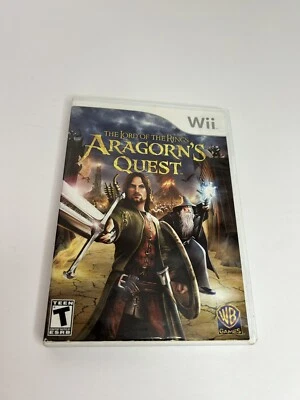 El Señor de los Anillos Aragorn’s Quest Nintendo Wii Usado Juego Y Estuche Foto 1 de 4