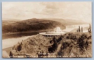 Tarjeta postal RPCC Vista House Crown Point Columbia River Hwy, Ore. - Imagen 1 de 2