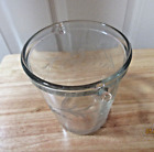 VTG CLEAR GLASS CRYSTAL ICE BUCKET FLORAL DESIGN 6