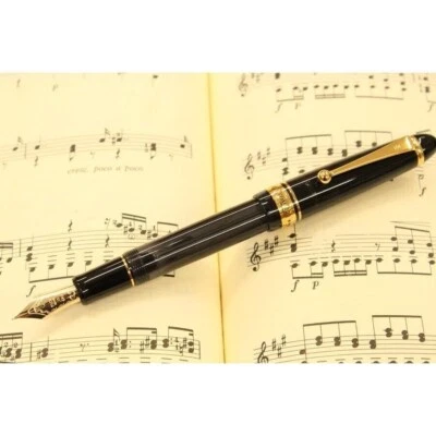 Pilot Namiki Custom 823 Füllfederhalter Transparent Schwarz Feine Feder FKK-3... - Bild 1 von 4