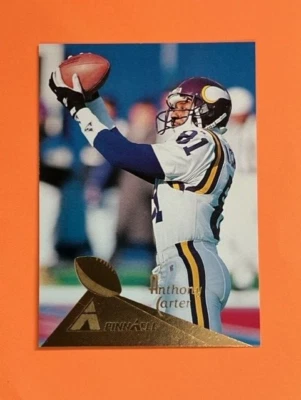 1994-Pinnacle -#124-Anthony Carter -Detroit Lions Football Card - Image 1 of 2