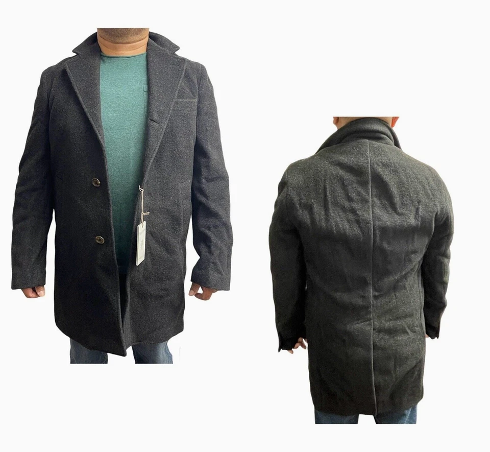 NWT Eleventy Men's Cashmere Blend Coat Size: XL (US) 52(EU) - Image 1 of 4