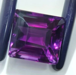 Lusterous Amethyst gemstone - faceted natural purple Quartz 24.50 CTS - Picture 1 of 13