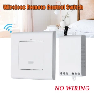 Wireless Light Switch Transmitter Receiver For Lamp Fan ON/OFF Remote Control - Picture 1 of 7