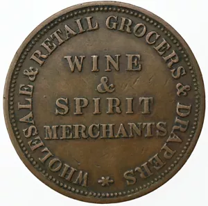 AUSTRALIA 1 Penny Token (c.1858) XF 'T. Butterworth & Co. Castlemaine, Victoria' - Picture 1 of 2