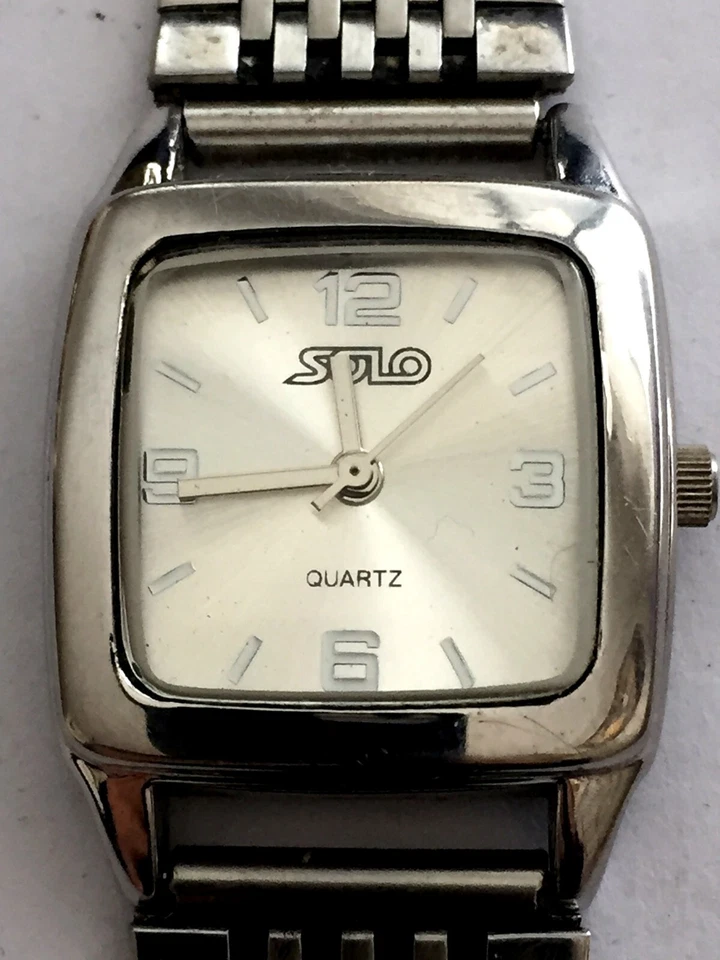 women's wristwatch brand solo stanley style japan mvt. The silver metal quartz b - Image 1 of 3