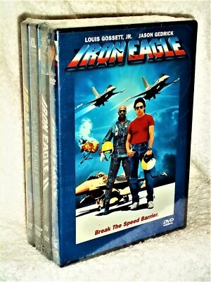 Iron Eagle 1 2 3 4 Complete Collection (DVD, 2020) Lou Gosset Jr Jason Gedrick Foto 1 de 4