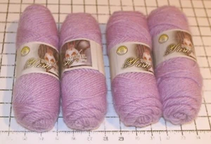 Squirrel Yarn 4 skeins Violet - Light Purple - 75 grams (2.64 ounce) per skein - Picture 1 of 6