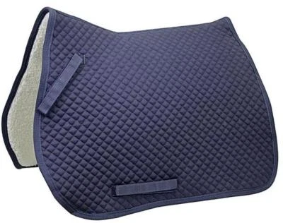 English Dressage Saddle Pad with Fleece Lining Derby Originals - Image 1 of 4