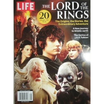 LORD OF THE RINGS life 20 YR FILM j.r. tolkien ORIGINS stories & ADVENTURE new - Image 1 of 4