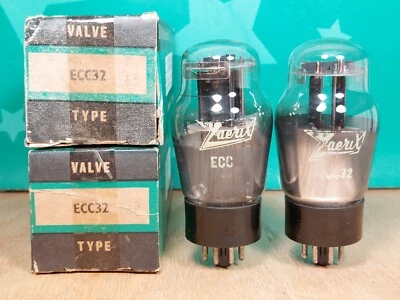 Par de tubos de vacío Mullard ECC32 (~6SN7) NUEVO EN CAJA Foto 1 de 4