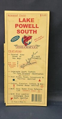 Fish-n-Map Co. Lake POWELL South Arizona Foto 1 de 4