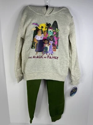 Disney Niñas 6X ENCANTO Sudadera con Capucha y Jogger Conjunto de Ropa - Nuevo con Etiquetas Suave Cálido - Hermanas Foto 1 de 4