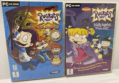 Rugrats PC Game x 2 Totally Angelica All Growed Up PC Video Game Adventure G - Image 1 of 4