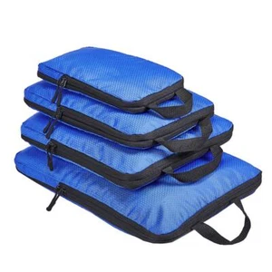 Compression Packing Cubes for Travel,Expandable Packing Organizers, Blue - Picture 1 of 7