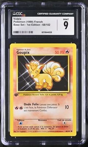 Goupix (Vulpix) 68/102 ~ 1st Edition Base Set (French) ~ CGC 9 MINT!! - Picture 1 of 2