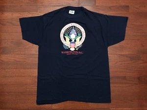 1997 PRESIDENTIAL INAUGURATION T SHIRT MENS LARGE BLUE BILL CLINTON VINTAGE e - Picture 1 of 4