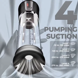 Vacuum Electric Penis Pump Digital rechargeable Male Men Penis Enlarger Growth - Picture 1 of 30